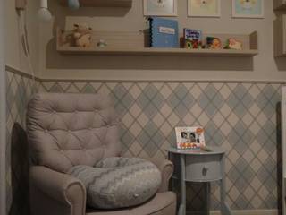 QUARTINHO DO DAVI , CAROLINA KLEEBERG CAROLINA KLEEBERG Eclectic style nursery/kids room