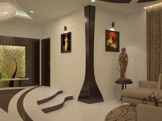 Indian Contemporary Design, Monnaie Architects & Interiors Monnaie Architects & Interiors 모던스타일 거실