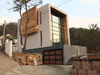 양평 M 하우스, SG international SG international Case moderne Cemento