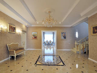 Реализация Особняка, Tutto design Tutto design Classic style corridor, hallway and stairs