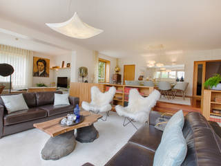 Casa em Leça da Palmeira, ShiStudio Interior Design ShiStudio Interior Design Eclectic style living room
