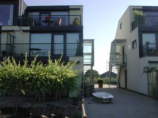 appartementen Jacobswoude, hans moor architects hans moor architects Moderne huizen