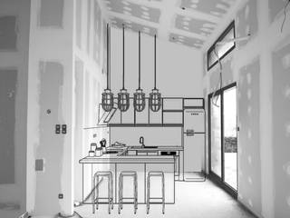 Esprit atelier "Loft industriel & vintage", Sandia Design Sandia Design Dapur Gaya Industrial