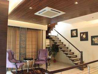 Mrs. Jaspreet Panesar, Designworks Designworks Classic style corridor, hallway and stairs Seating