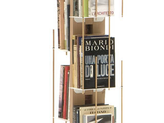 Libreria verticale Zia Veronica , Le zie di Milano Le zie di Milano Case in stile minimalista Legno massello Variopinto
