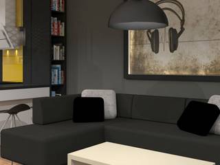 projekt wnętrz, mieszkania dla audiofila, easy project easy project Modern living room