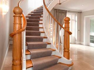 Essex, Smet UK - Staircases Smet UK - Staircases راهرو سبک کلاسیک، راهرو و پله