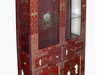 Red Lacquer Mother of Pearl Furniture ~ Ornately Decorated with Gold Leaf, Asia Dragon Furniture from London Asia Dragon Furniture from London Salas de estilo asiático