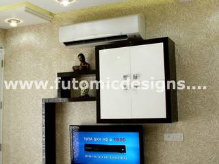 Premium Home Interiors, Futomic Design Services Pvt. Ltd. Futomic Design Services Pvt. Ltd. ห้องนอน แผ่น MDF