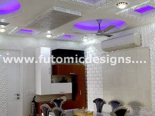 Premium Home Interiors, Futomic Design Services Pvt. Ltd. Futomic Design Services Pvt. Ltd. Salle à manger moderne Granite