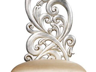 Leaf chair, Hugobarbosa.com Hugobarbosa.com Salas de estar coloniais Prata/Ouro