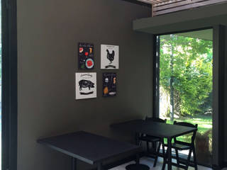 Comedores de estilo  de Landeros & Charles Architects