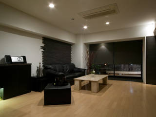 和の感覚のあるシンプルモダンな家, MACHIKO KOJIMA PRODUCE MACHIKO KOJIMA PRODUCE Living room