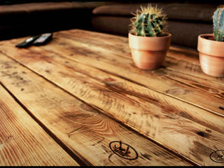 Loungetisch Europalette Irekholzart, IrekHolzArt IrekHolzArt Living roomSide tables & trays Wood Beige