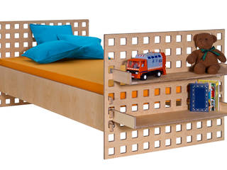 Kindermöbel Kit Fun02, FunctionWall FunctionWall Quarto infantil moderno Madeira Efeito de madeira