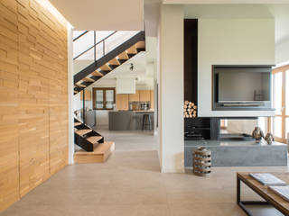 Un appartamento su due livelli, Mario Ferrara Mario Ferrara Modern Living Room