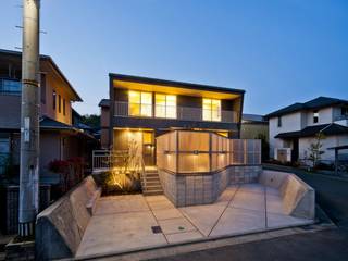 蒔絵台のSimple Box House 2, 有限会社 橋本設計室 有限会社 橋本設計室 Casas modernas: Ideas, imágenes y decoración