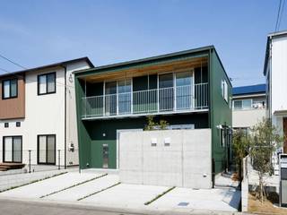 瀬戸のSimple Box House, 有限会社 橋本設計室 有限会社 橋本設計室 منازل