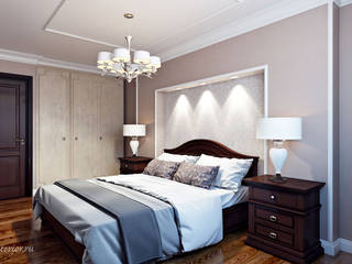 Интерьер в классическом стиле, Студия интерьера "SENSE" Студия интерьера 'SENSE' Classic style bedroom Brown