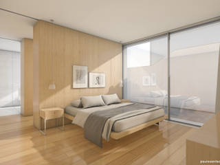 Dormitorios de estilo  por paulosantacruz.arquitetos