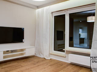 Jedno- dwuosobowe Gniazdko, Perfect Space Perfect Space Salas de estar modernas