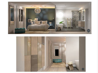 Suite parentale, Danish Design Danish Design Minimalist bedroom