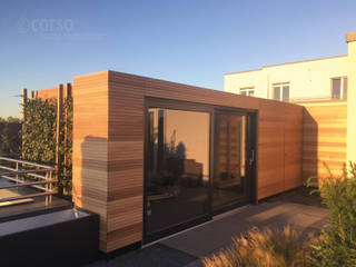 Inspiration: Aussensauna | Gartensauna | Design-Außensauna, corso sauna manufaktur gmbh corso sauna manufaktur gmbh منتجع