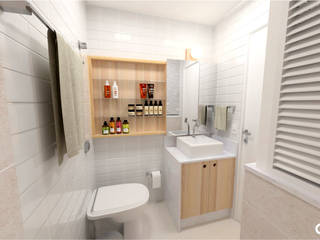 Banheiro C&L, CTRL | interior design CTRL | interior design Modern Bathroom