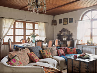 Living things, Guseva-style Guseva-style Scandinavian style living room