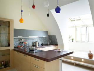 Пентхаус, Guseva-style Guseva-style Minimalist kitchen