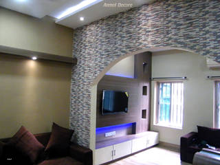 Living room, Anmol Decore Anmol Decore غرفة المعيشة خشب رقائقي