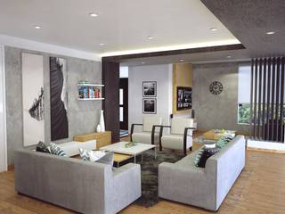 Bessie II , Kuro Design Studio Kuro Design Studio Scandinavian style living room