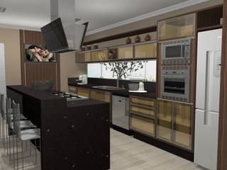 Residencia Unifamiliar , Leticia Colassante Escher Leticia Colassante Escher Modern style kitchen