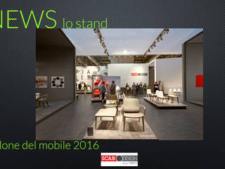 SCAB DESIGN NEWS SALONE DEL MOBILE 2016, STUDIO ARCHITETTURA-Designer1995 STUDIO ARCHITETTURA-Designer1995 مساحات تجارية بلاستيك