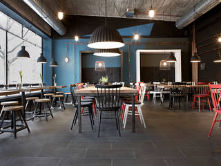 Burger-Restaurant, Studio Uwe Gaertner Interior Design & Fotografie Studio Uwe Gaertner Interior Design & Fotografie Commercial spaces