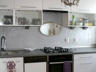 kuchnia/ mieszkanie prywatne/ Łódż, Awer Design Awer Design Eclectic style kitchen