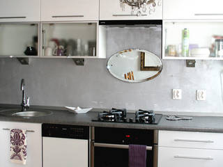 kuchnia/ mieszkanie prywatne/ Łódż, Awer Design Awer Design Eclectic style kitchen