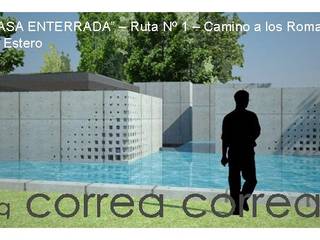 Vivienda enterrada, Arq. Jose F. Correa Correa Arq. Jose F. Correa Correa Casas minimalistas