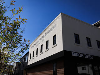 MINOH BEER WAREHOUSE, ON ARCHITECTS / オン・アーキテクツ ON ARCHITECTS / オン・アーキテクツ Industrial style houses