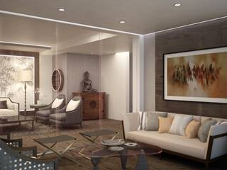 BESSIE Kuro Design Studio غرفة المعيشة