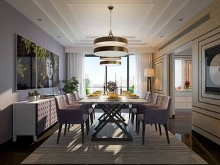Apartment with a Terrace , Aijaz Hakim Architect [AHA] Aijaz Hakim Architect [AHA] モダンデザインの ダイニング