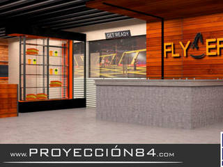 FLYERS, PROYECCIÓN 84 PROYECCIÓN 84 พื้นที่เชิงพาณิชย์