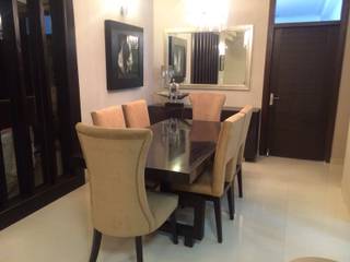 THE MAJESTIC ABODE-NOIDA , FOYER INTERIORS FOYER INTERIORS Modern dining room