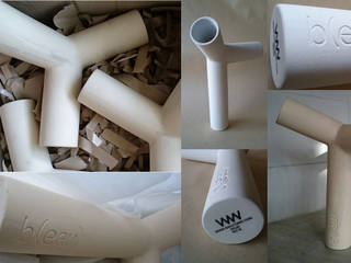 b (eau), Designer, widianto utomo Designer, widianto utomo Minimalistische Esszimmer Keramik Weiß