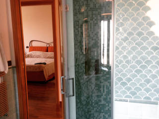 Bathrooms, Cesario Art&Design Cesario Art&Design Banheiros mediterrâneos Azulejo