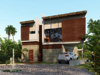 Lts Punta Caracol, A.flo Arquitectos A.flo Arquitectos منازل أسمنت