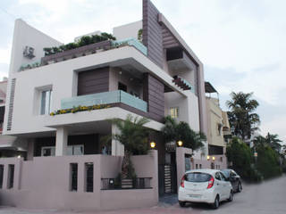 Duplex at Indore, Shadab Anwari & Associates. Shadab Anwari & Associates. Rumah Gaya Asia