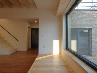 송촌리 주택 (Songchonri House) , 위빌 위빌 Modern Corridor, Hallway and Staircase