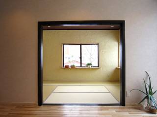 和の安らぎをキレイな空気質で健康に, HONEY HOUSE HONEY HOUSE Moderne Häuser Holz Holznachbildung