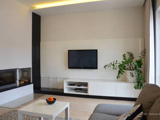 Dom w Rembertowie, Modify- Architektura Wnętrz Modify- Architektura Wnętrz Modern Living Room
